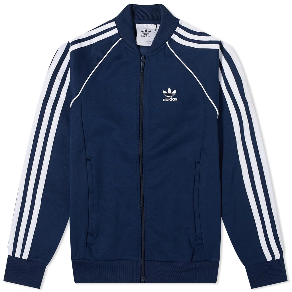 Adidas Originals Men's Superstar Track Top Night Indigo/White
